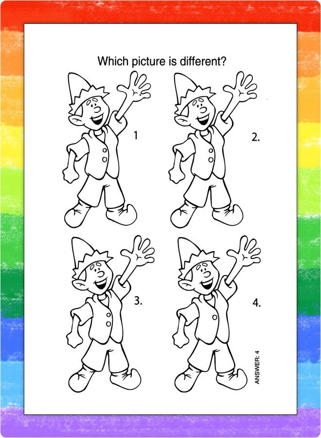 ZOCO - Holiday - Mini Activity Pads (50 Bulk Pack Without Crayons) - Christmas Party Favors, Goodie Bag Stuffers, Coloring, Games, Mazes, Word Search, Puzzles, Activities for Kids - Image 4